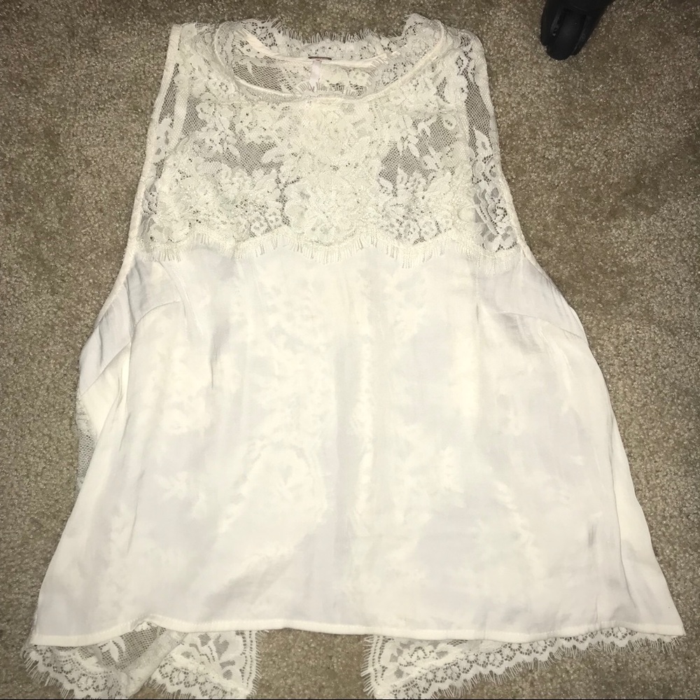 White Free People top.